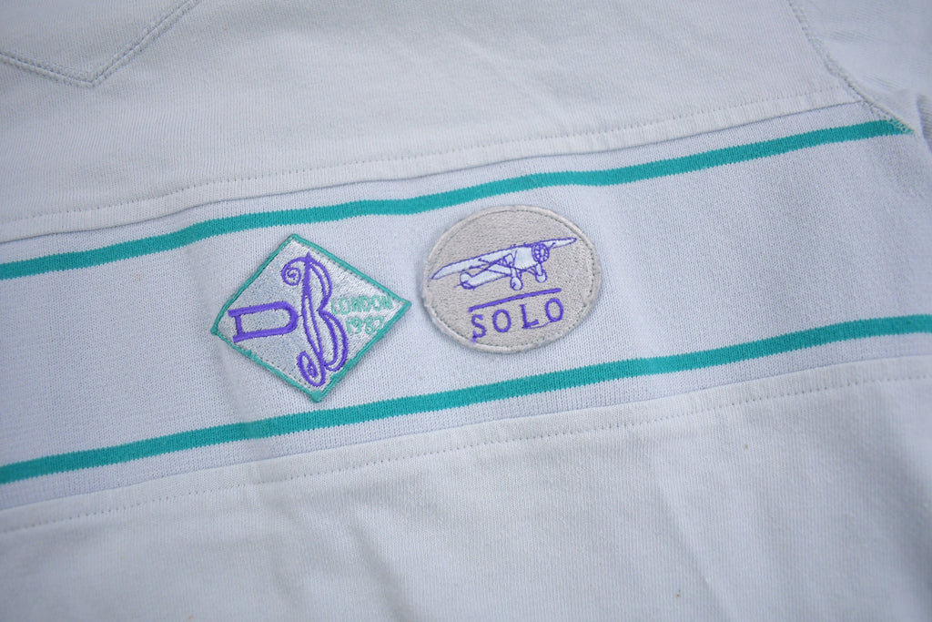 Vintage 1987 DB London Solo Plane Patchwork Sweatshirt