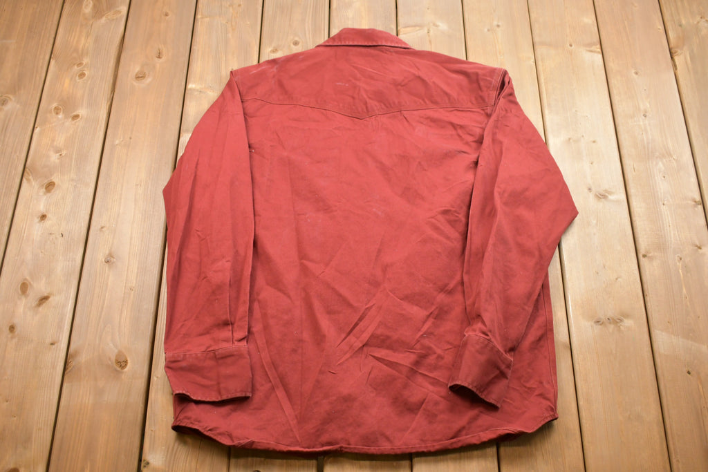 Vintage 1990s Carhartt Double Pocket Button Up Shirt