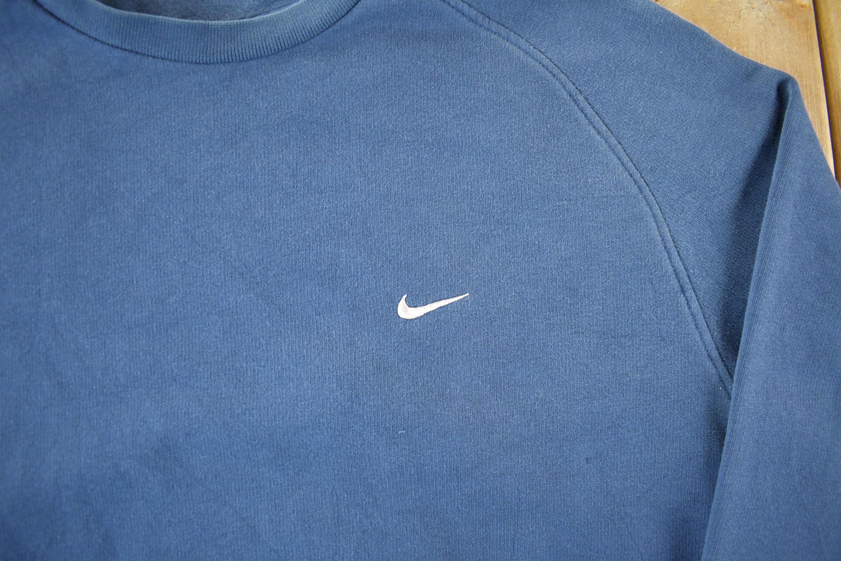 Vintage 2000s Nike Mini Swoosh Crewneck Sweatshirt Men's 2XL
