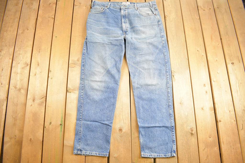 Vintage 1990s Levi's Signature 540 Brown Tab Jeans Size 39 x 32