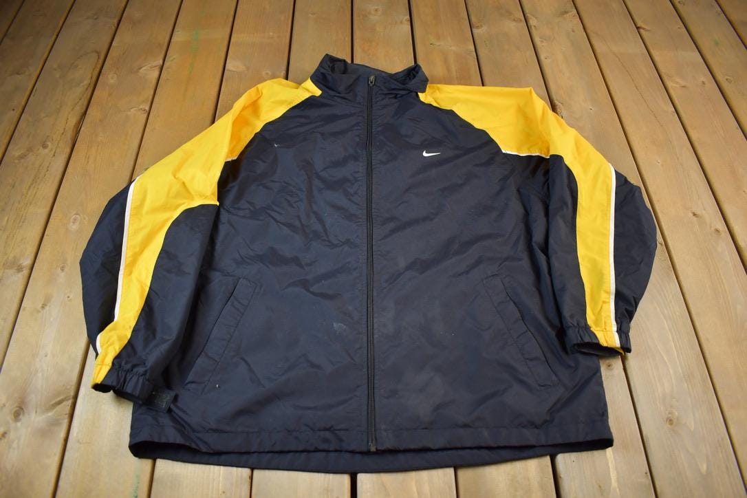 Vintage Y2K Nike Mini Swoosh Zip Up Windbreaker Jacket