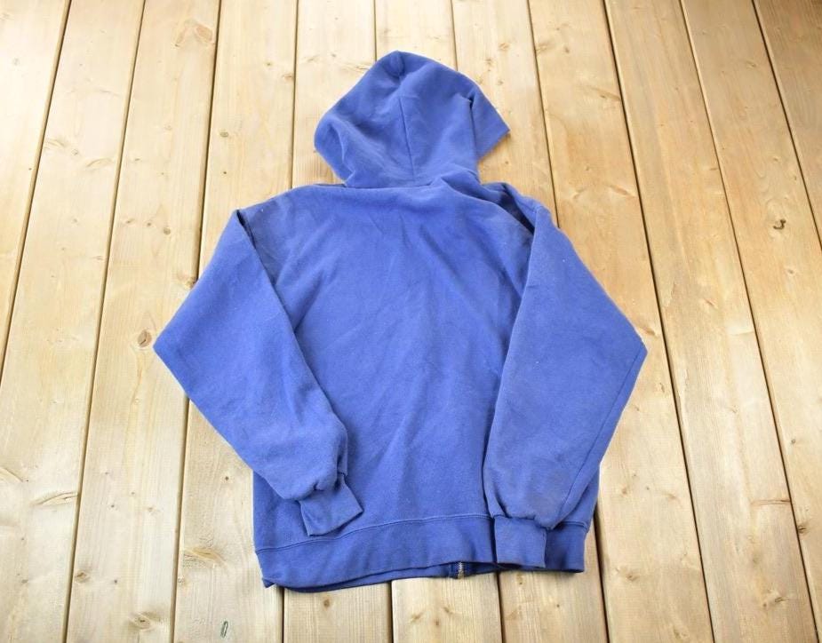 Vintage 1990s TKS Basics Blank Hoodie Made In USA  90s Hoodie  Vintage Sweater  Color Block