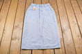 True Vintage 1970's Brand New Long Denim Skirt 26 Inch Waist
