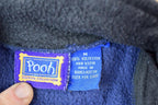 Vintage 1990s Pooh Bear Quarter Zip Disney Mock Neck