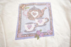 Vintage 1995 Tea Party Theme Crewneck Sweatshirt Made In USA