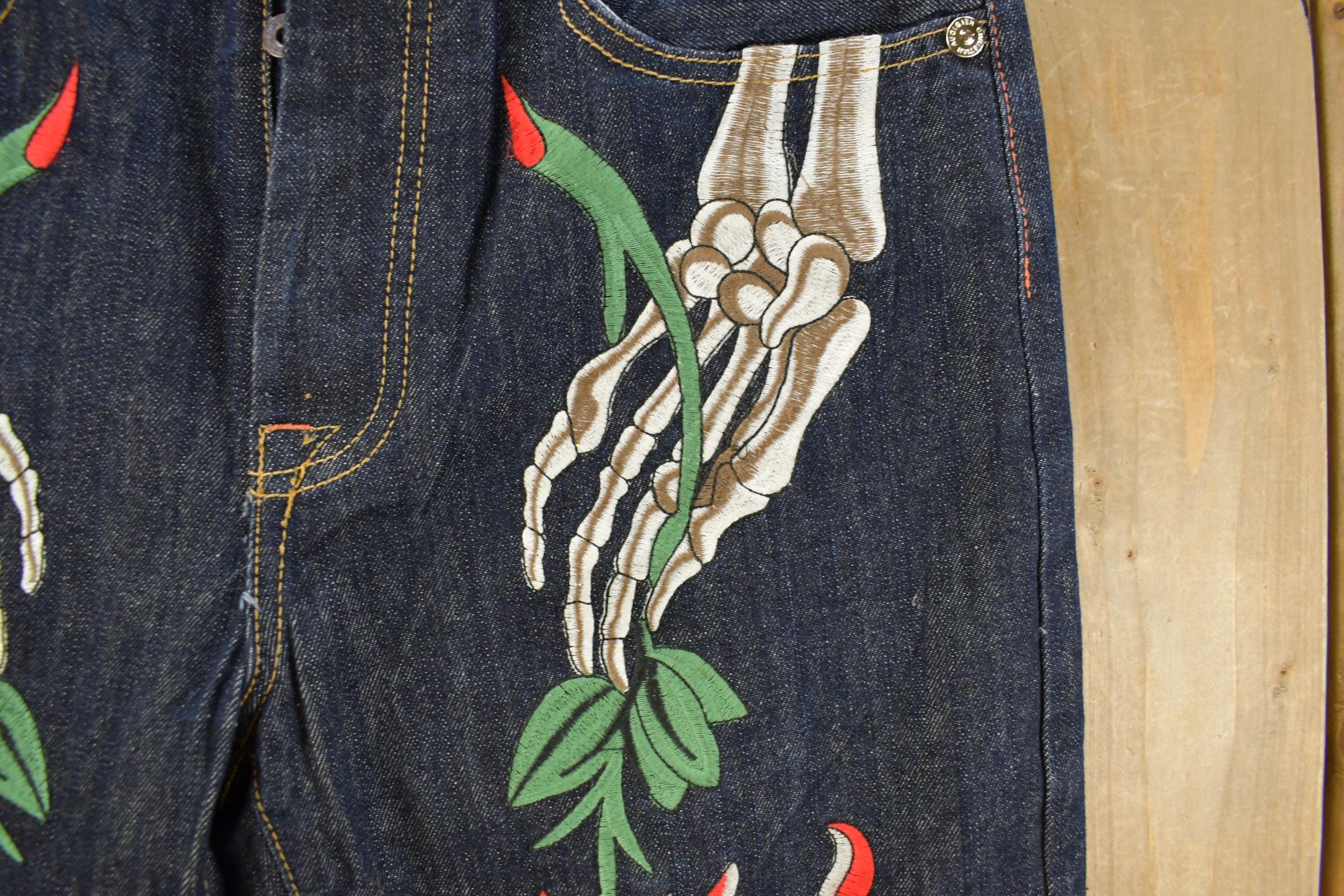 Vintage Y2K Christian Audigier Ed Hardy Denim Jeans Men's 31 x 31