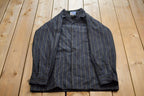 Vintage 1990s Cockatoo Striped Formal Casual Button Up Shirt