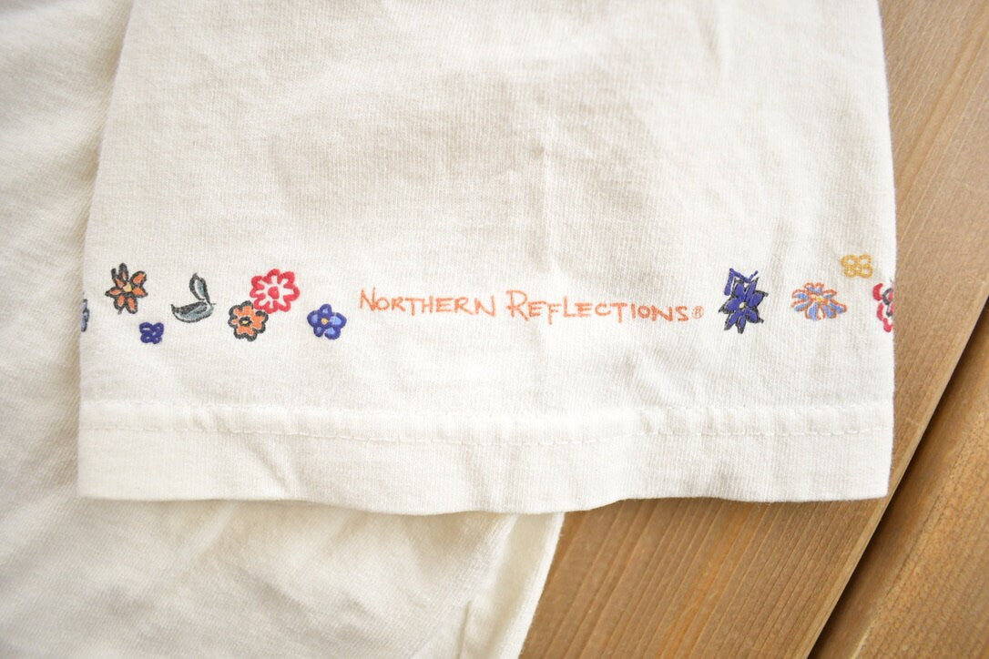 Vintage 1990s Northern Reflections Flower Pot Graphic T-Shirt