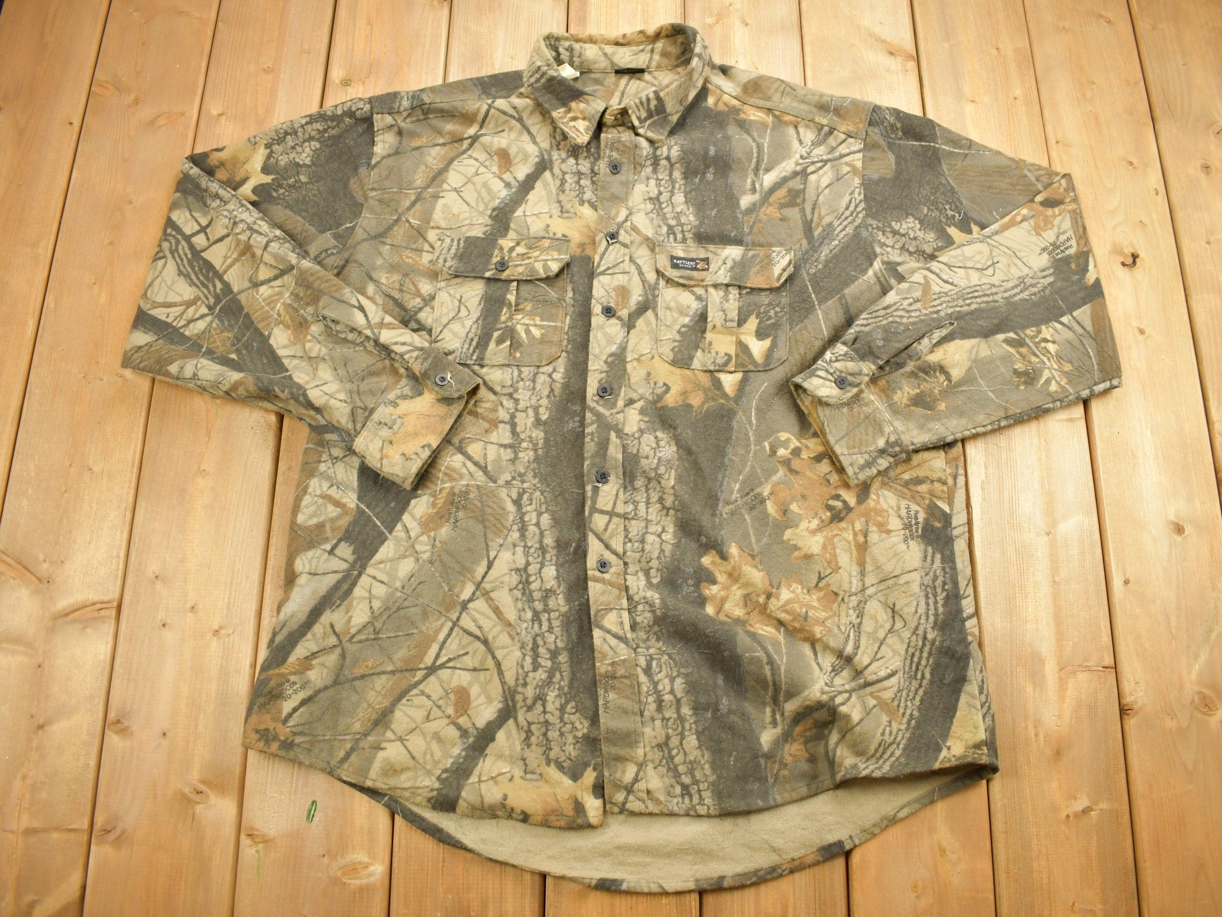 Vintage 1990s Rattlers Brand Camo Jacket