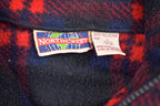 Vintage 1990s North Crest Fleece Plaid Sweater