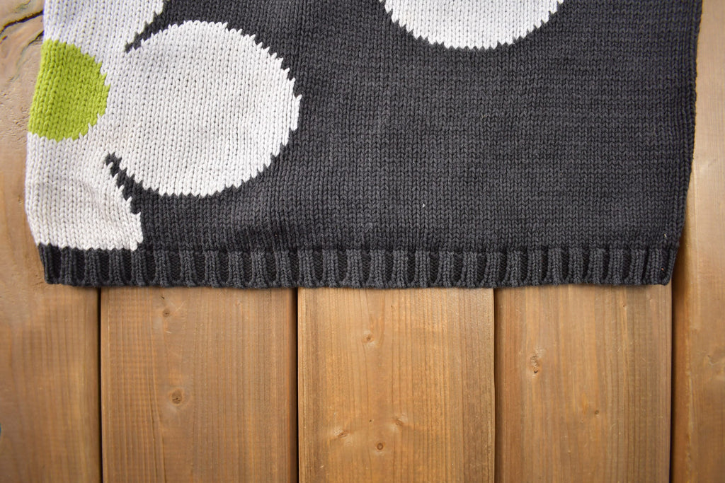Vintage 1990s 100% Pinwheels Wool Knit Sweater