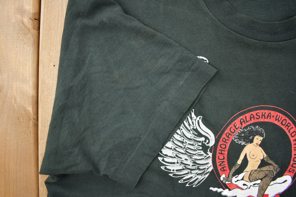 Vintage 1990s Crazy Horse Saloon Graphic T Shirt