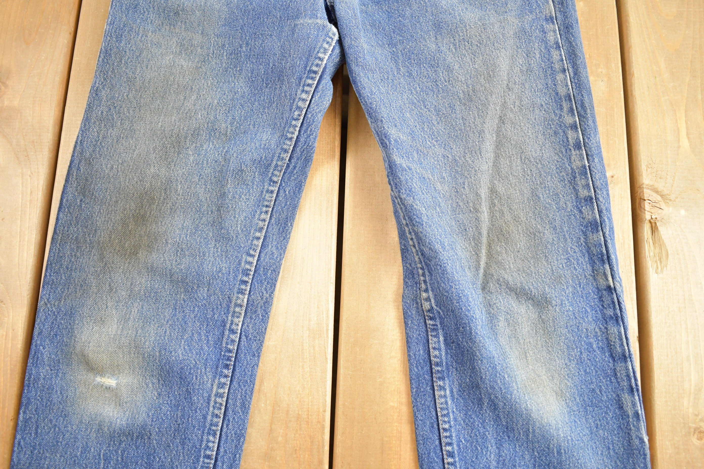 Vintage 1990s Levi's 501 Red Tab Jeans Size 30 x 29.5
