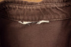 Vintage 1990s Cowboy Style Heavy Blank Button Up Shirt