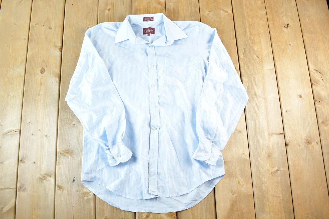 Vintage 90s Hedgely Button-Up Shirt Mens S - Preppy Style