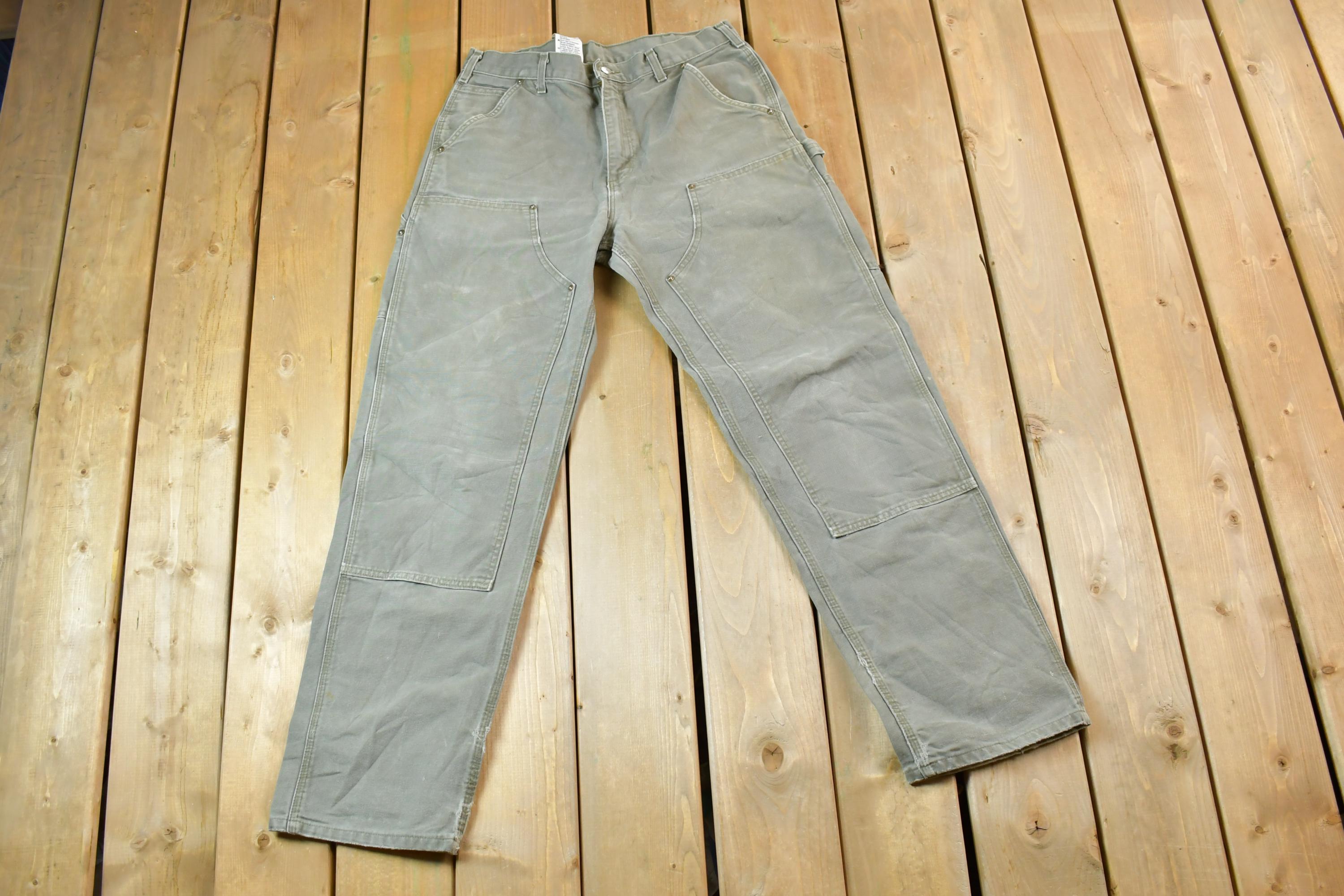 Vintage 1990s Carhartt Double Knee Work Pants Size 34 x 34