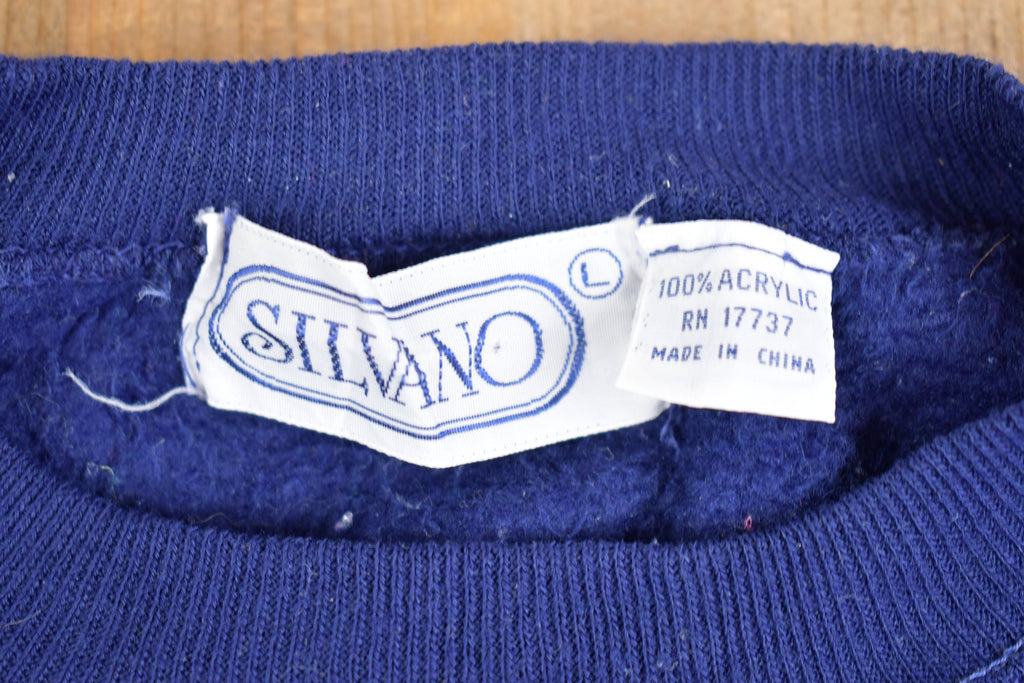 Vintage 1990s Silvano Blank Crewneck Sweatshirt