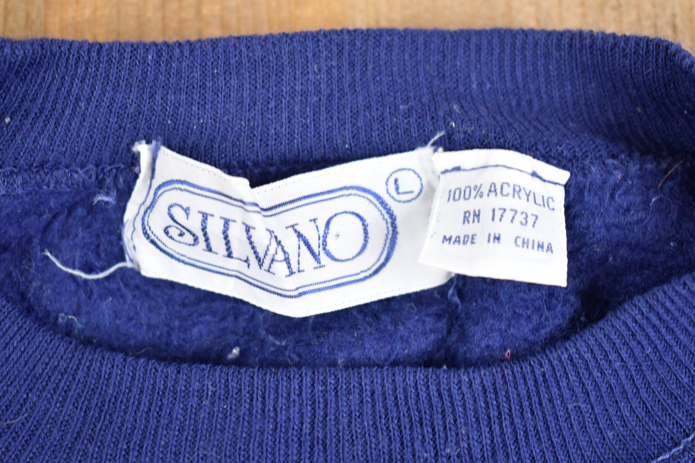 Vintage 1990s Silvano Blank Crewneck Sweatshirt