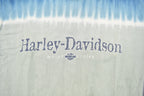 Vintage 2002 Meredith Harley Davidson Of Conway New Hampshire Long Sleeve Tie Dye T-Shirt