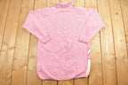 Vintage 1990s Floral Mock Neck Crewneck Sweatshirt