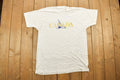 Vintage 2000 Embroidered Sailing Canada Novelty T-Shirt
