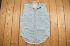 Vintage 1990s Levis Denim Button Up Vest