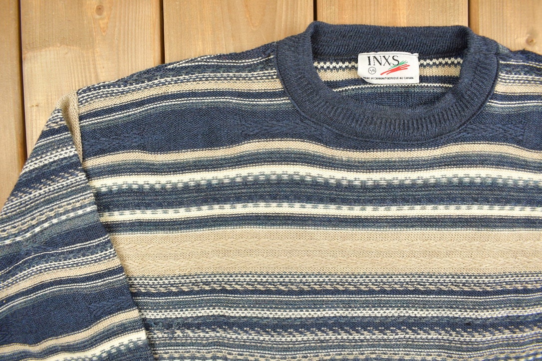 Vintage 1990s INXS Knitted Sweater