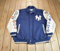 Vintage 2000s MLB New York Yankees 27 Time World Series Champion Embroidered Letterman