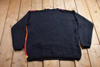 Vintage 1990s Limited Argyle Wool Knit Sweater
