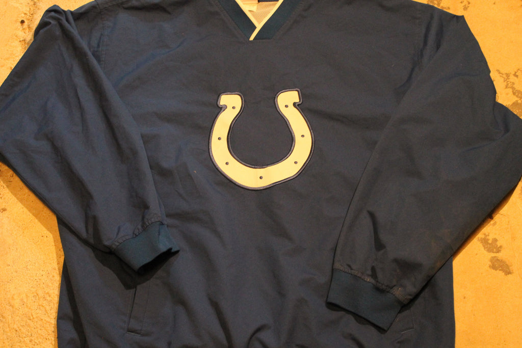 Vintage 1990s Indianapolis Colts NFL Pullover Windbreaker