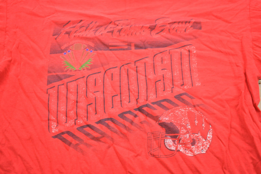 Vintage 1990s University of Wisconsin Badgers NCAA Jan Sport Collegiate T-Shirt