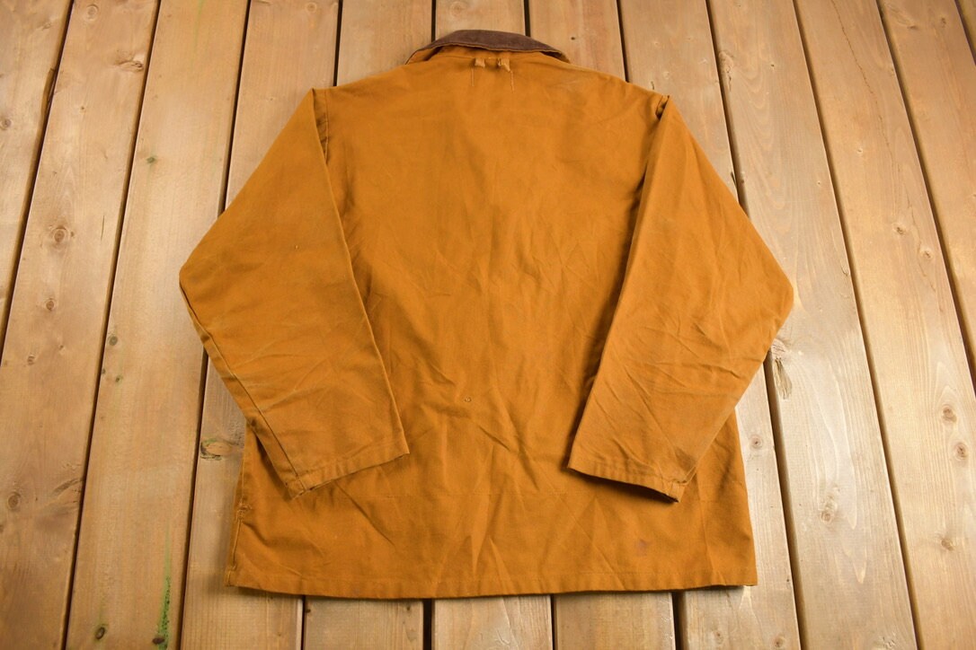 Vintage 1980s Saftbak Hunting Canvas Blazer Jacket