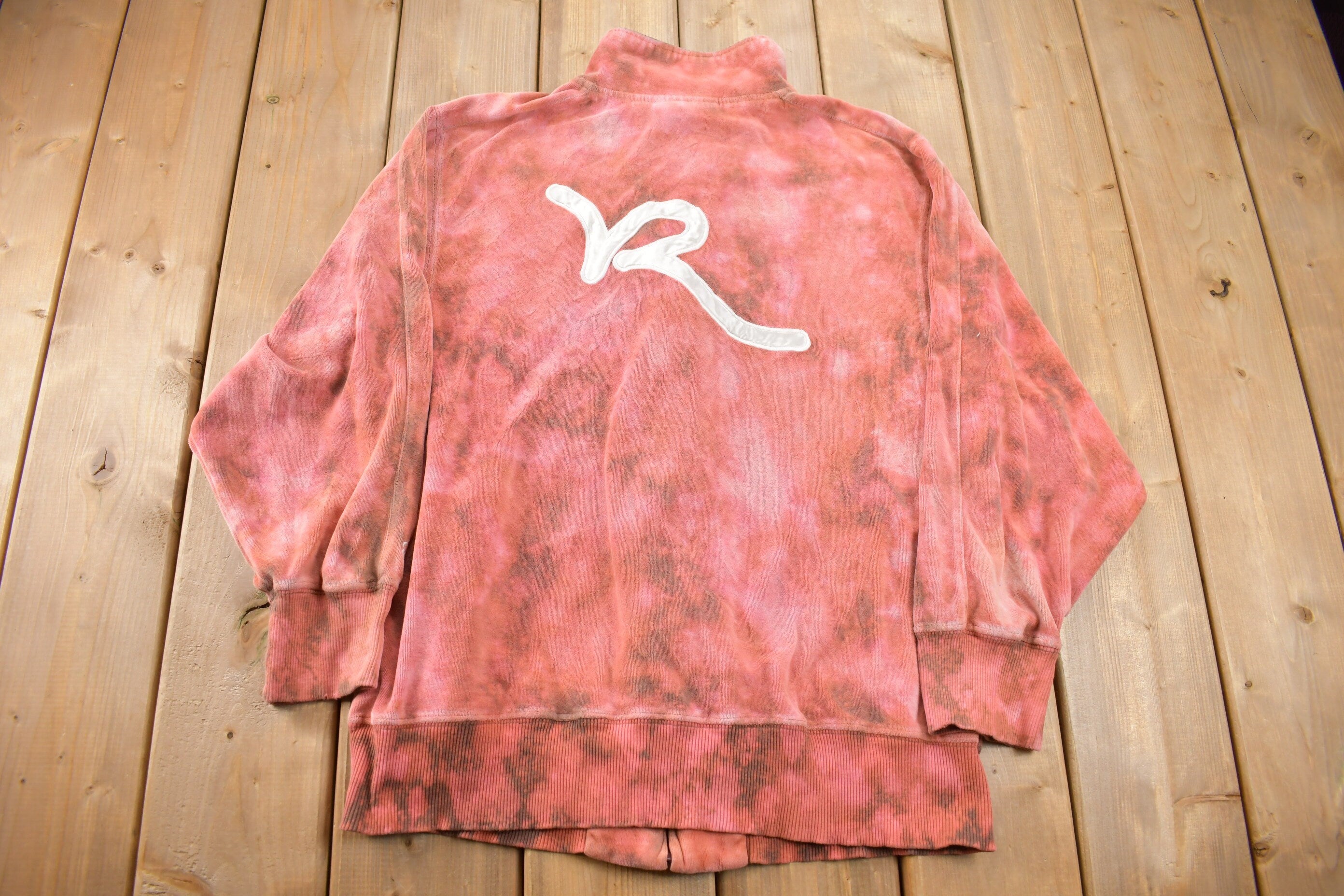 Vintage 1990s Roca Wear Suede Zip up sweatshirt