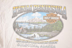 Vintage Y2K Alaska Harley Davidson Motorcycles Biker T-Shirt Men's L