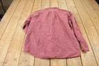 Vintage 1990s LL Bean Plaid Dress Shirt