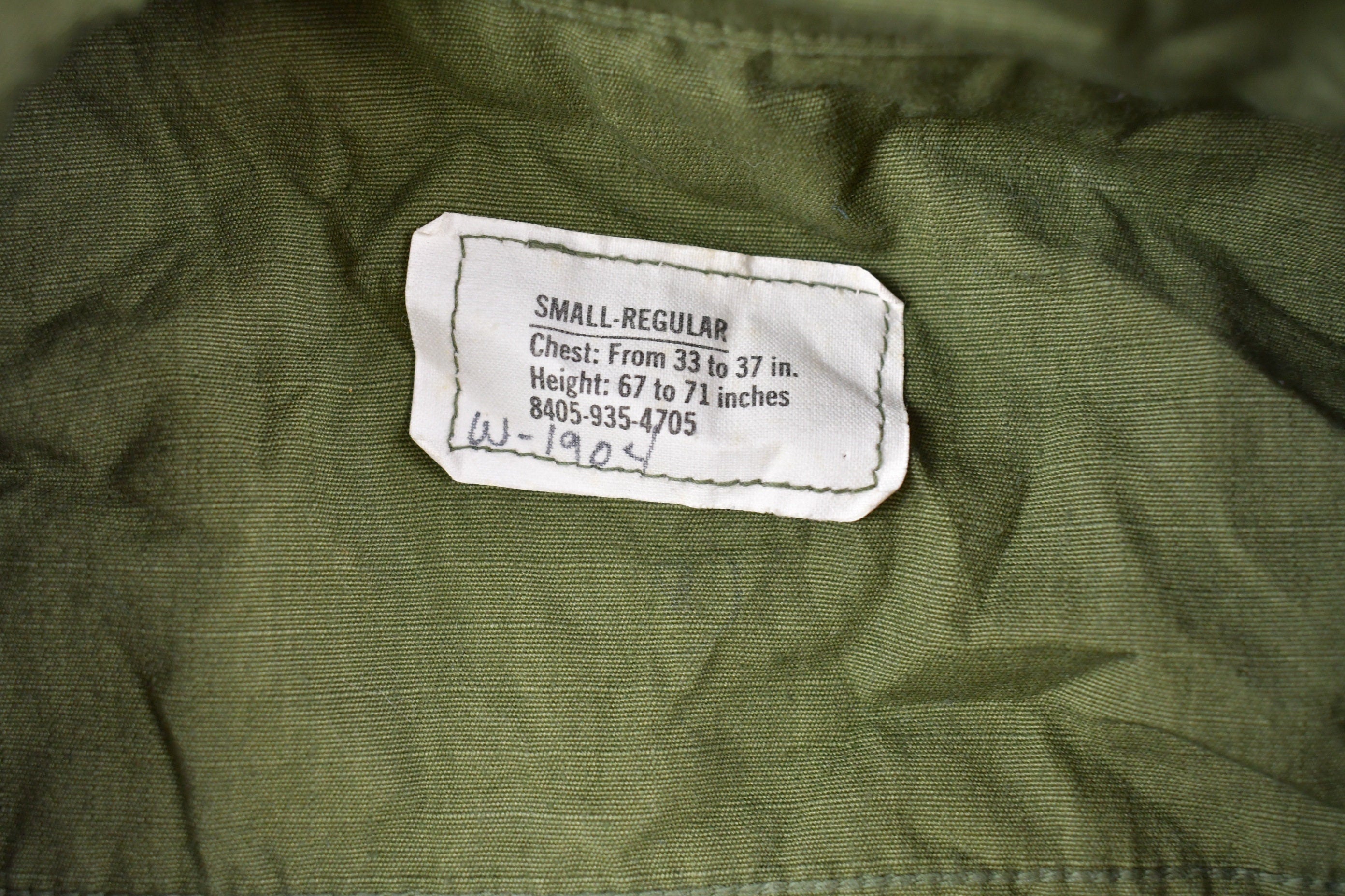 Vintage Military Button Up Jacket