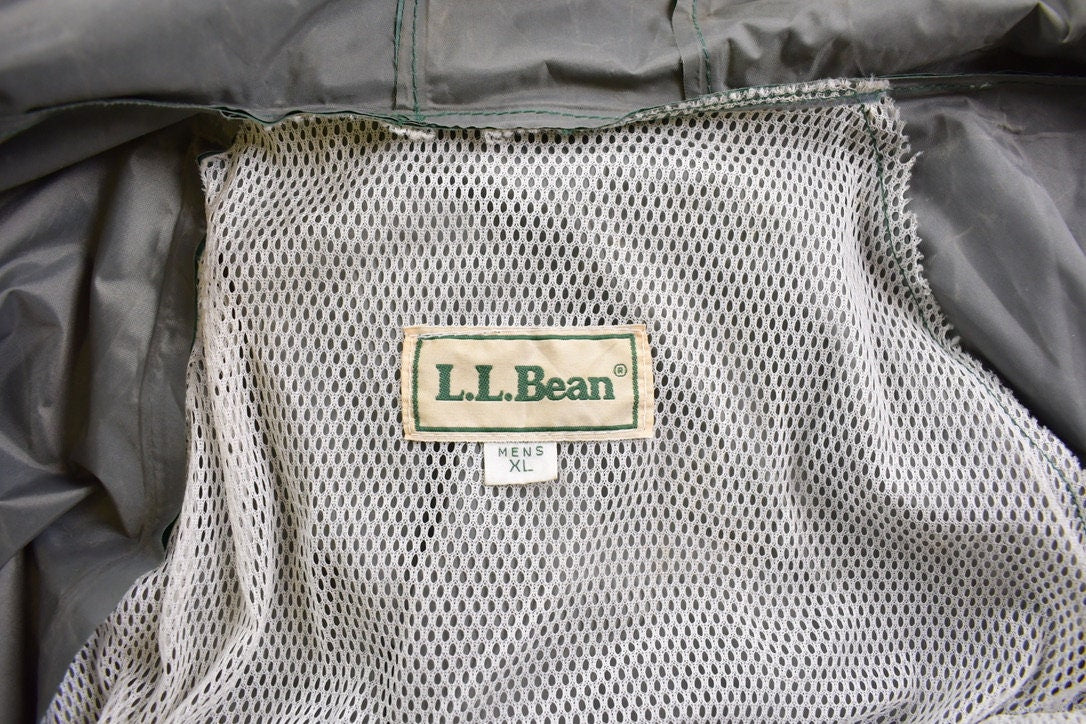 Vintage 1970s LL Bean Hooded Raincoat