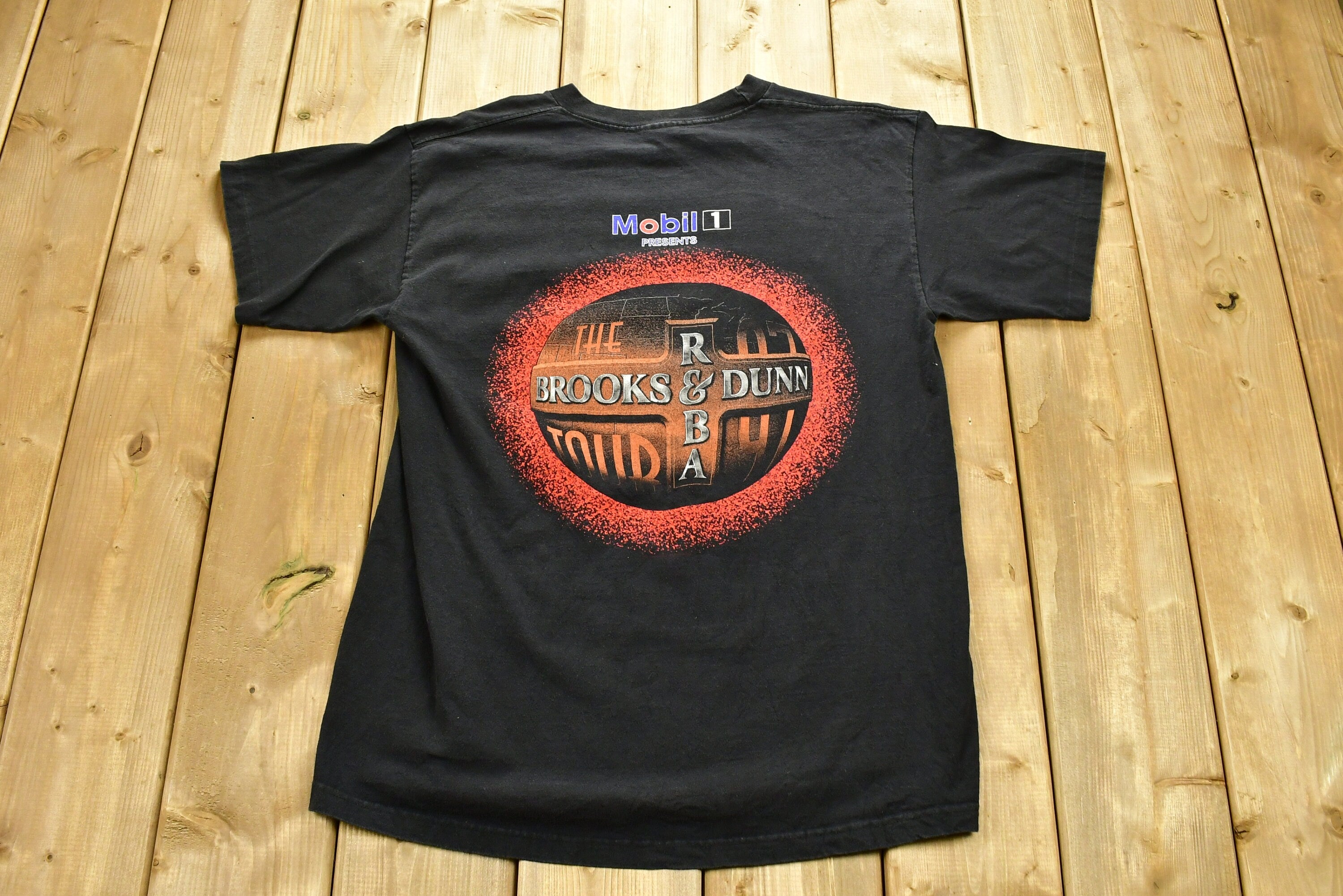 Vintage 1990s Brooks & Dunn Country Music Band Tour T-shirt