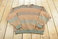Vintage 1990s Chaps Ralph Lauren Boy Scout Tag Striped Knit Sweater Men's L
