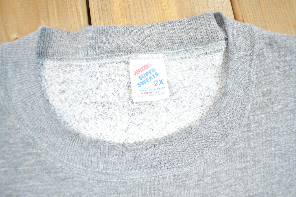 Vintage 1990s Alcoa Marsh Building Supply Crewneck Sweatshirt Made In USA