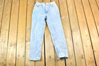 Vintage 1990s Gap Denim Womens Slim Fit Denim Jeans Size 28x27