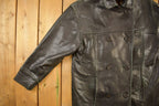 Vintage 1990s Danier Leather Trench Coat