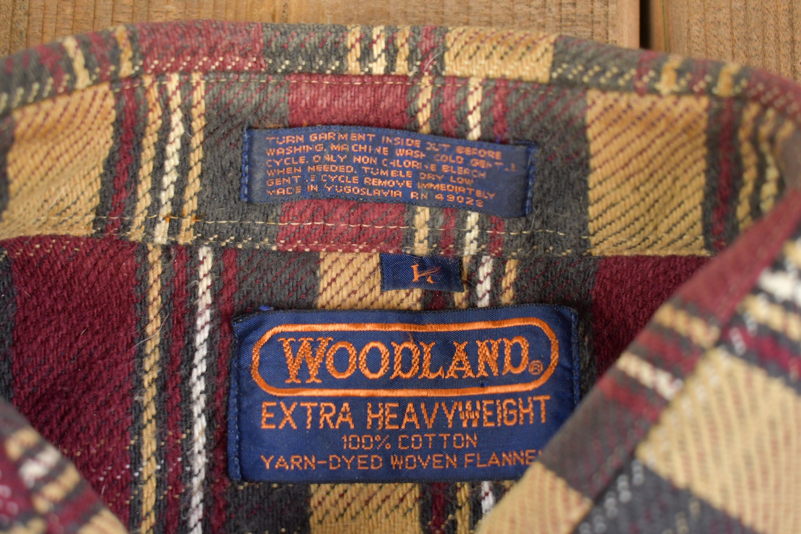 Vintage 90's Woodland Button Up Shirt