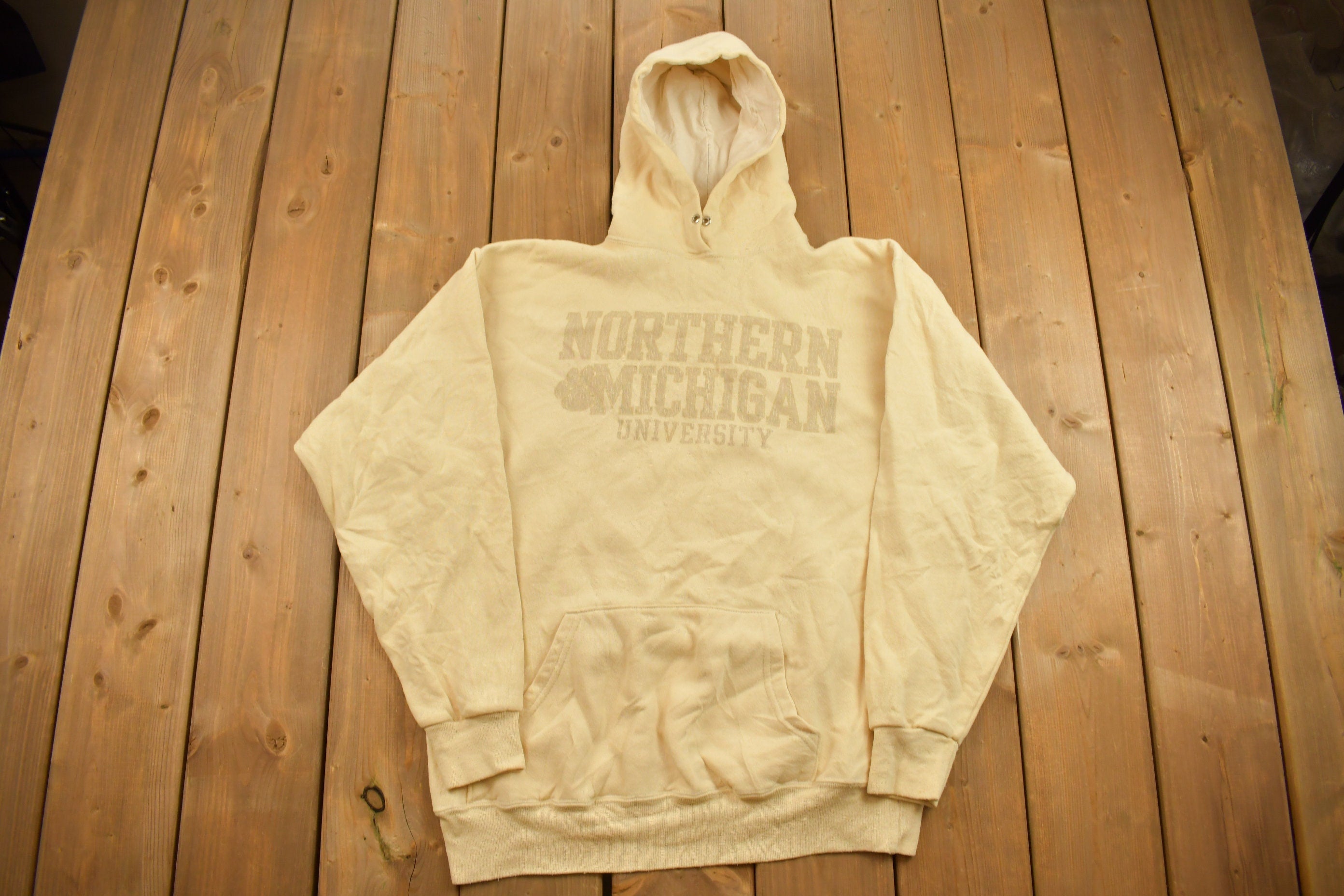 Vintage 1990s Northern Michigan Collegiate Hoodie
