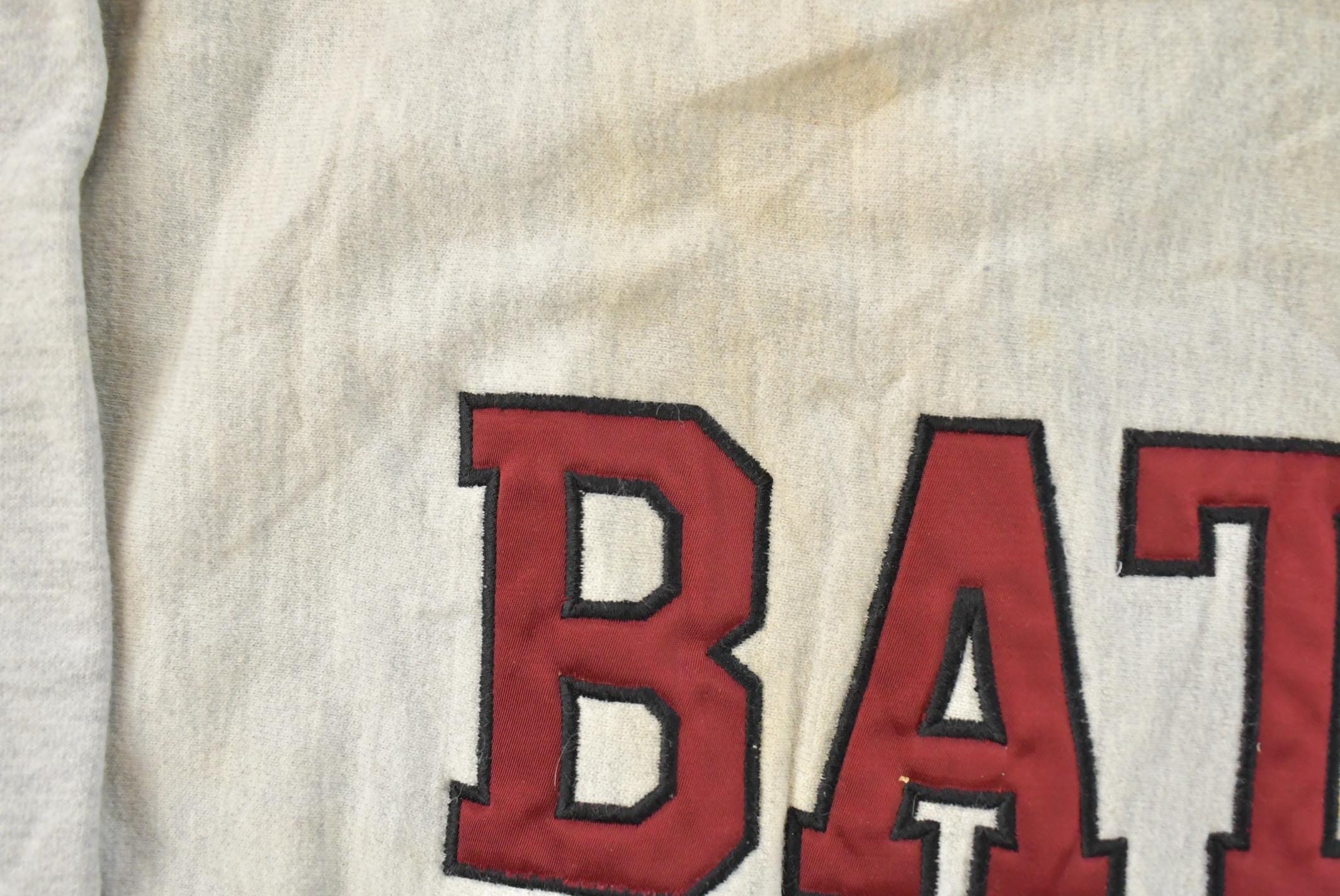 Vintage 1990s Bates College Collegiate Crewneck Sweatshirt Men's Large /