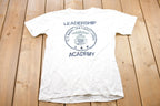 Vintage 1990s US Naval Leadership Academy Graphic T-Shirt