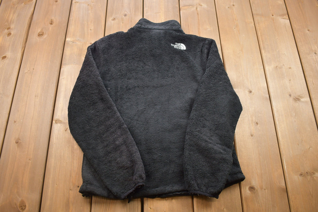 Vintage 1990s North Face Fuzzy Fleece Zip Up Sweater