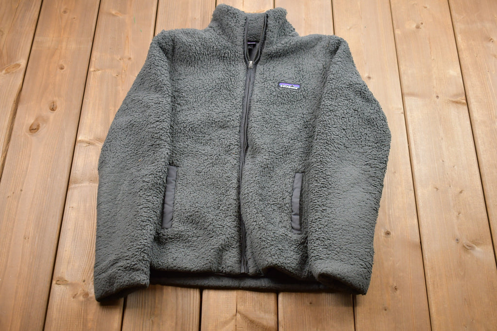 Vintage 1990s Patagonia Full Zip Deep Pile Sweater