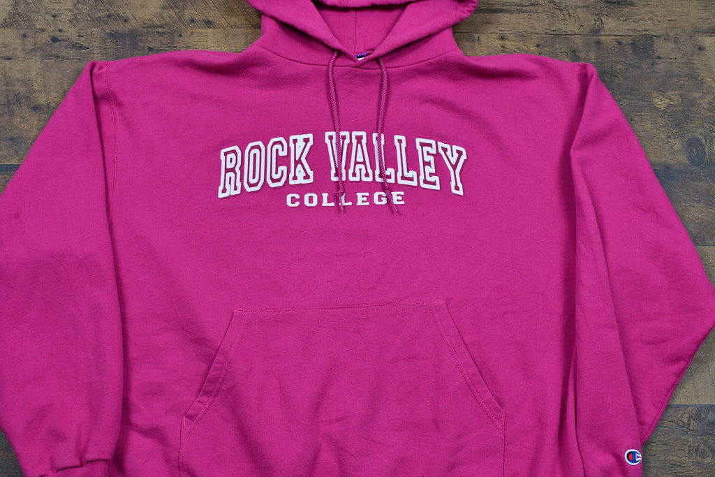 Vintage 1990s Champion Rock Valley College Hoodie