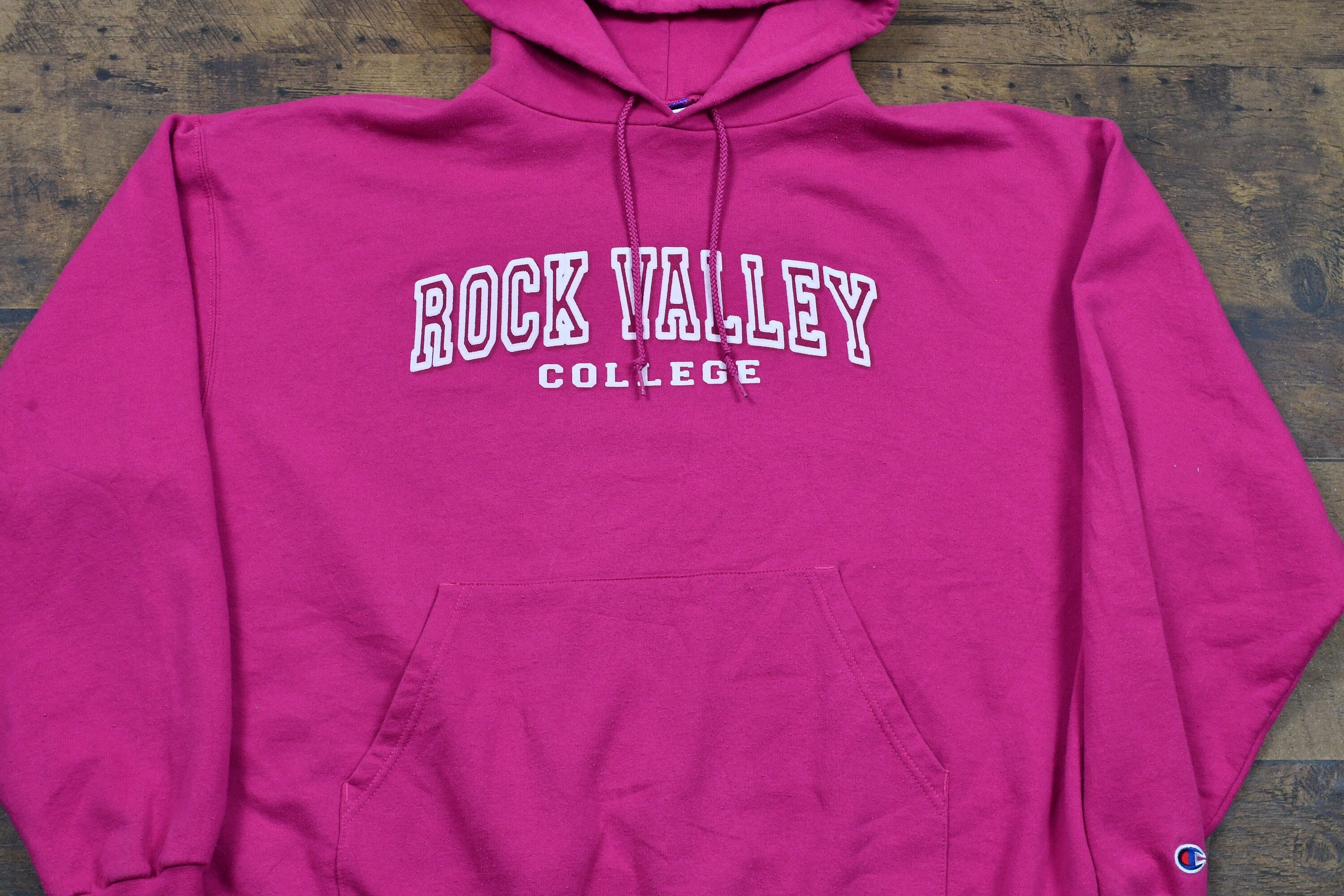 Vintage 1990s Champion Rock Valley College Hoodie